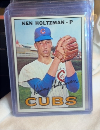 1967 Topps #185 Ken Holtzman — front