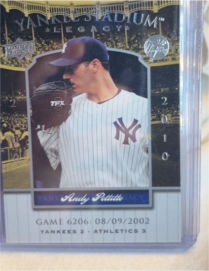 2008 Upper Deck Yankee Stadium Legacy #YSL-6206 Andy Pettitte — front