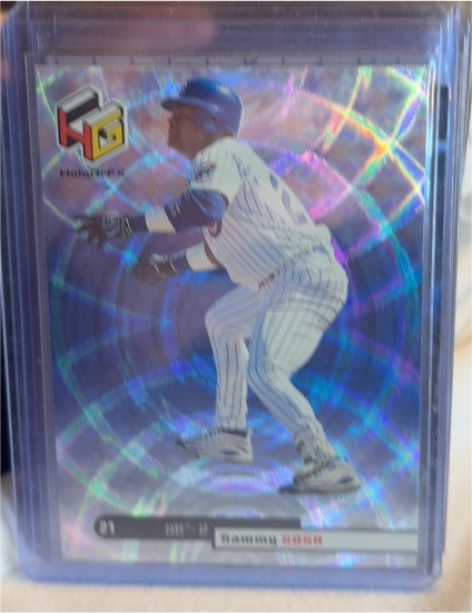 1999 Upper Deck HoloGrFX #14 Sammy Sosa — front