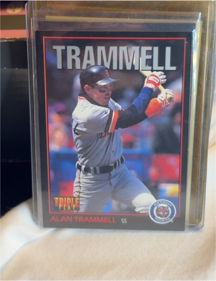 1993 Triple Play #191 Alan Trammell — front
