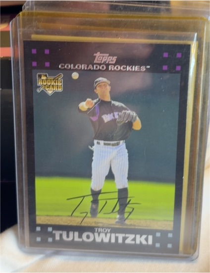 2007 Topps #135 Troy Tulowitzki Rookie Card — front