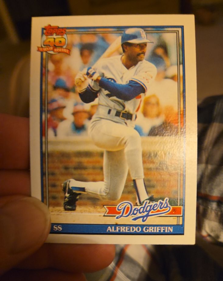 1991 Topps #226 Alfredo Griffin — front