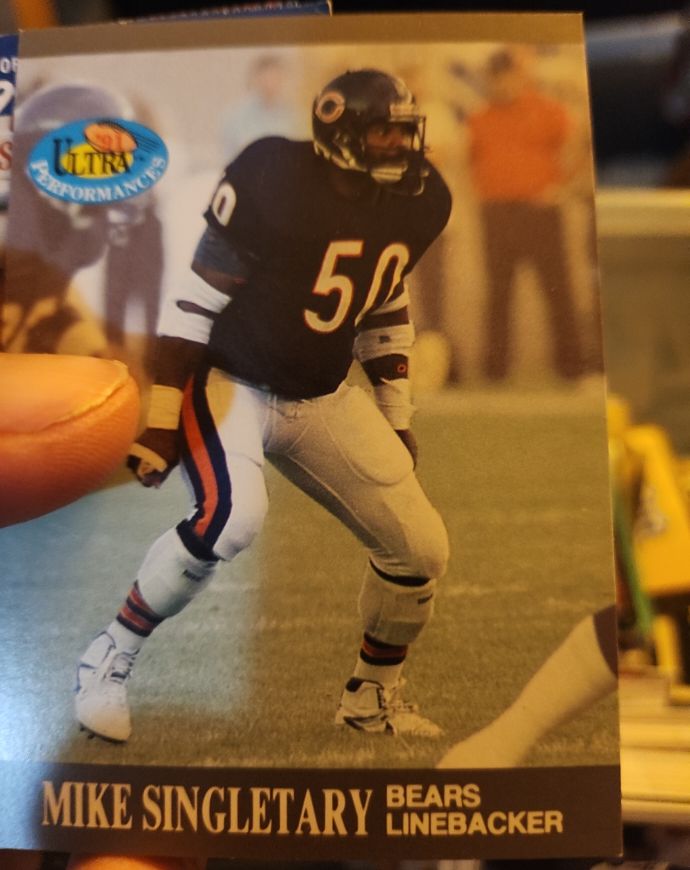 1991 Fleer Ultra Performances #6 Mike Singletary — front
