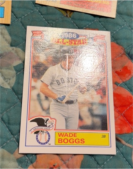 1986 Topps All-Star #15 Wade Boggs — front