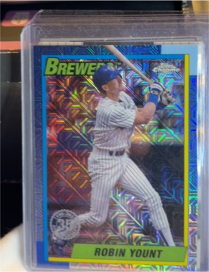2025 Topps Series 1 #T90C-68 Robin Yount Milwaukee Brewers Silver Pack Mojo — front