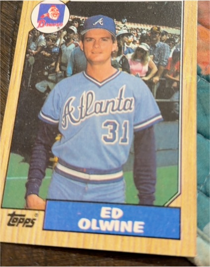 1987 Topps #159 Ed Olwine — front