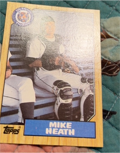 1987 Topps #492 Mike Heath — front