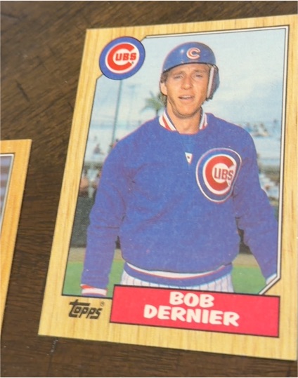 1987 Topps #715 Bob Dernier — front