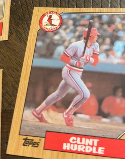 1987 Topps #317 Clint Hurdle — front