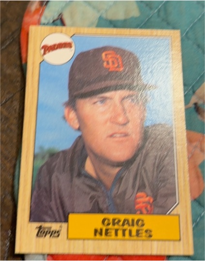 1987 Topps #205 Graig Nettles — front