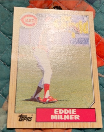 1987 Topps #253 Eddie Milner — front