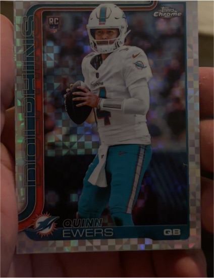 2025 Topps Chrome #316 Quinn Ewers — front