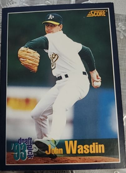 1994 Score #571 John Wasdin — front