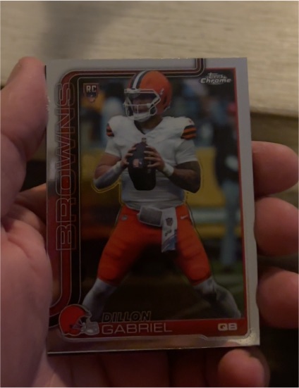 2025 Topps Chrome #317 Dillon Gabriel — front