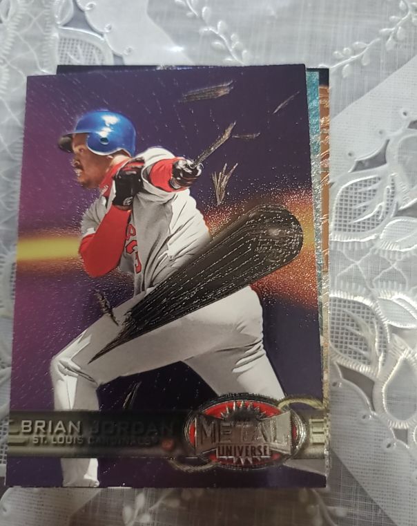 1997 Skybox Metal Universe #231 Brian Jordan — front