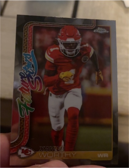2024 Topps Chrome Future Stars #FS-5 Xavier Worthy — front