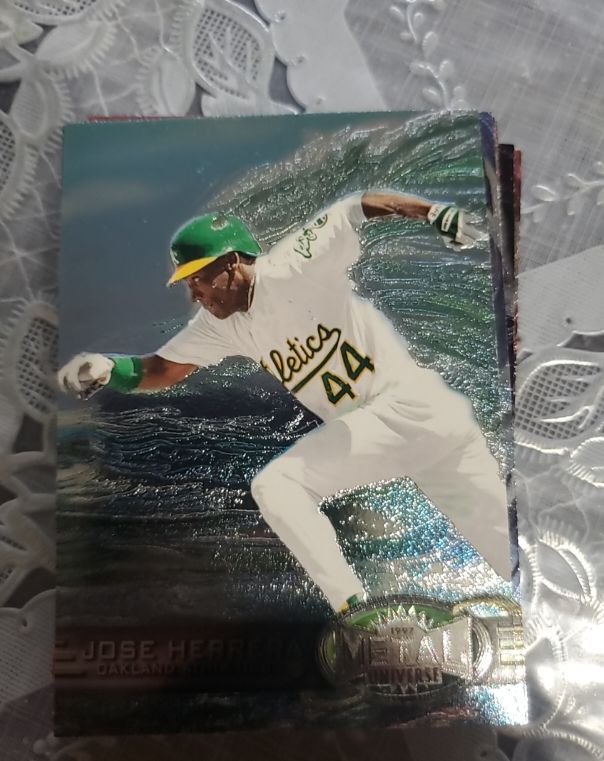 1997 Fleer Metal Universe #130 Jose Herrera — front