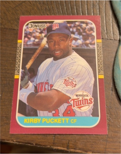 1987 Donruss Opening Day #221 Kirby Puckett — front
