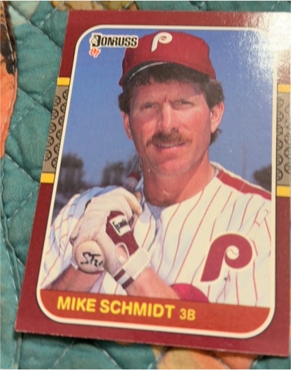 1987 Donruss Opening Day #160 Mike Schmidt — front