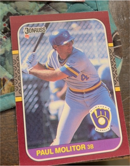 1987 Donruss Opening Day #54 Paul Molitor — front
