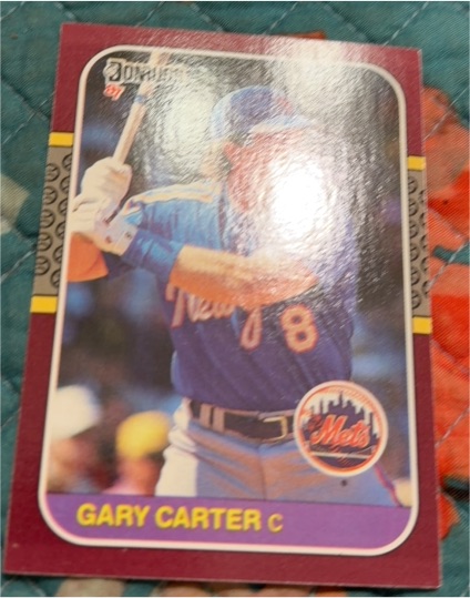 1987 Donruss Opening Day #130 Gary Carter — front