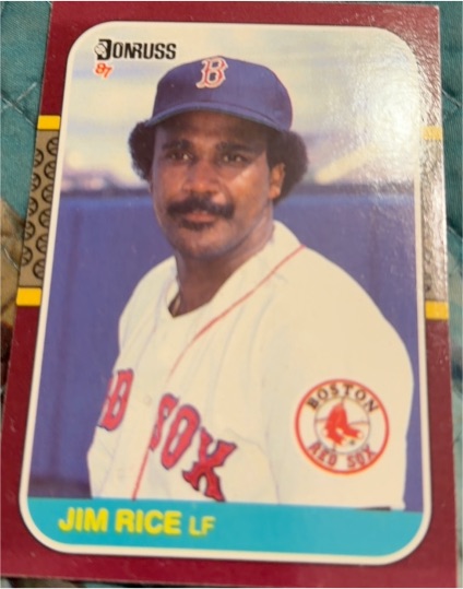 1987 Donruss Opening Day #182 Jim Rice — front