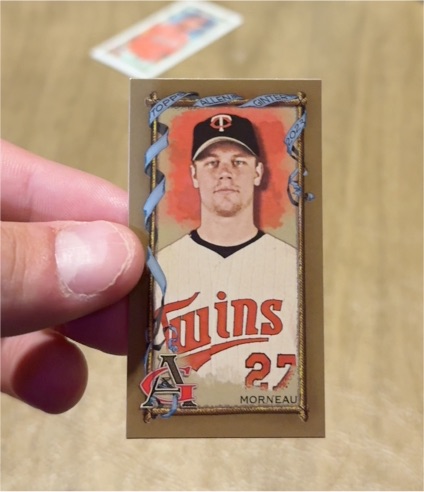 2023 Topps Allen & Ginter #327 Justin Morneau Mini — front