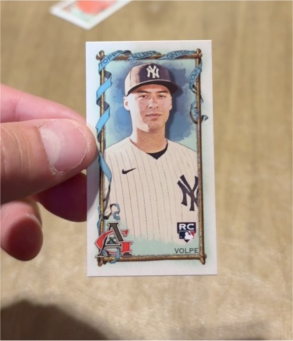 2023 Topps Allen & Ginter #251 Anthony Volpe Mini Rookie — front