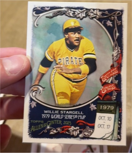 2023 Topps Allen & Ginter #SS-47 Willie Stargell Spotless Spans — front