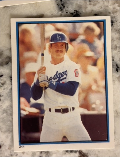 1983 Topps Baseball Sticker #244 Ron Cey — front