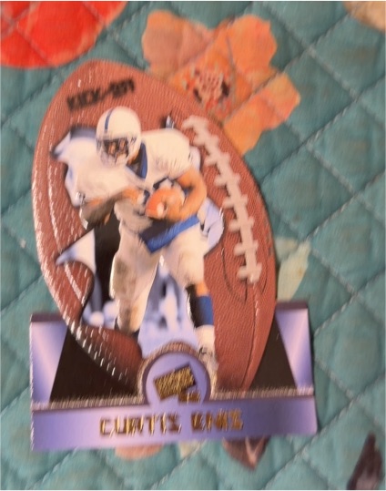 1998 Press Pass Kick-Off Die-Cut #KO6 Curtis Enis — front
