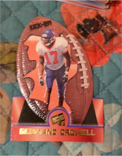 1998 Press Pass Kick-Off #KO12 Germane Crowell — front