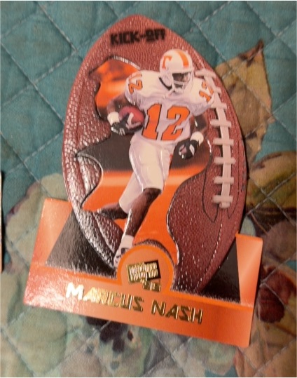1998 Press Pass Kick-Off #KO34 Marcus Nash — front