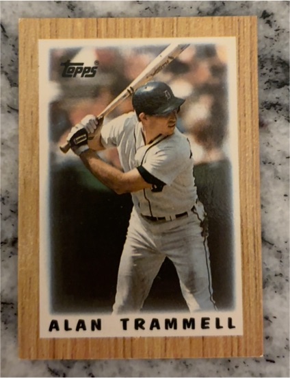1987 Topps Mini #56 Alan Trammell — front