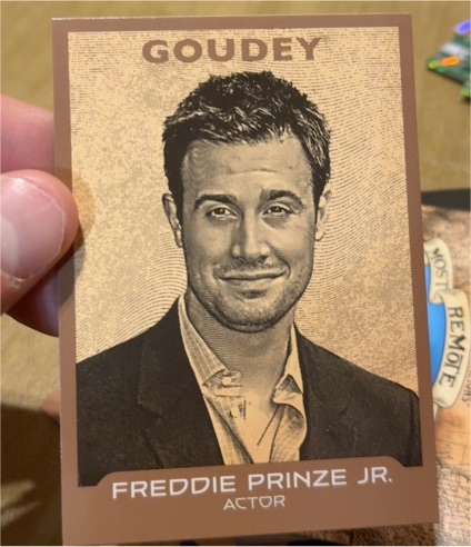 2026 Upper Deck Goodwin Champions Goudey #G-37 Freddie Prinze Jr. — front