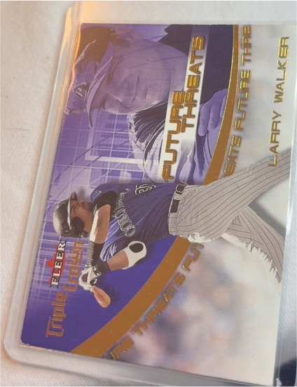 2001 Fleer Triple Crown Future Threats #4FT Larry Walker — front