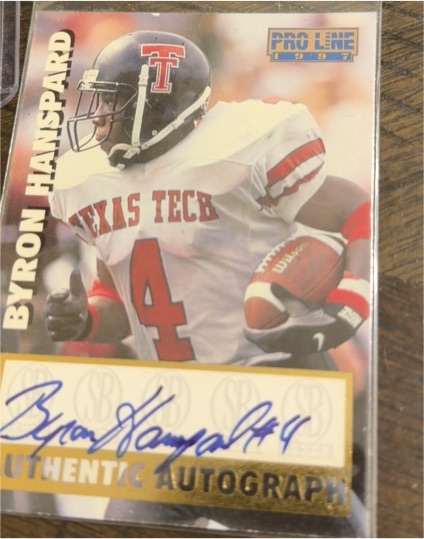 1997 Pro Line #NNO Byron Hanspard — front
