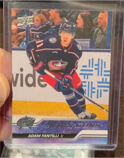 2023-24 Upper Deck Young Guns #711 Adam Fantilli — front