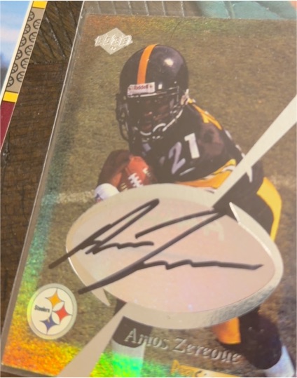 1999 Collector's Edge Odyssey #NNO Amos Zereoue Pro Signature Authentics — front