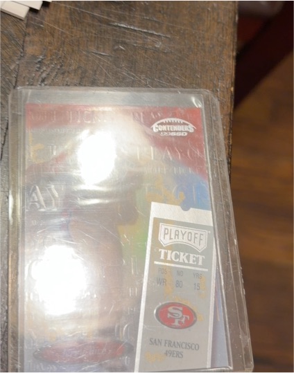1999 Playoff Contenders SSD Playoff Ticket #190 Steve Young — front
