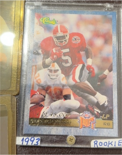 1993 Classic Draft Picks LP's #LP3 Garrison Hearst — front