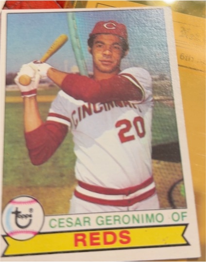 1979 Topps #220 Cesar Geronimo Cincinnati Reds — front