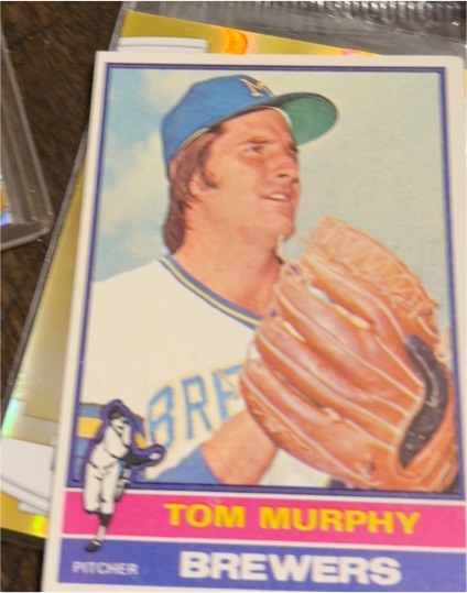 1976 Topps #219 Tom Murphy Milwaukee Brewers — front