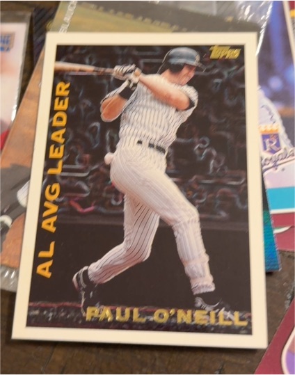 1994 Topps #546 Paul O'Neill — front