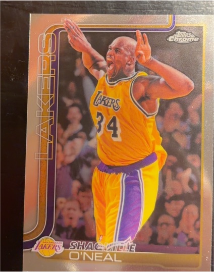 2025-26 Topps Chrome Update Basketball #142 Shaquille O'Neal — front