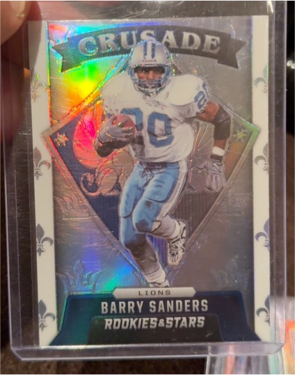 2021 Panini Rookies & Stars #CR-16 Barry Sanders Crusade — front