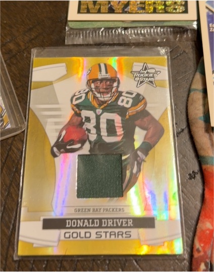 2008 Leaf Rookies & Stars #GS-5 Donald Driver Gold Stars — front