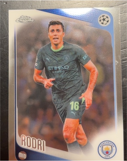 2025-26 Topps Chrome UEFA Club Competitions #171 Rodri — front