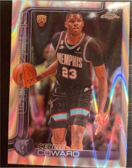 2026 Topps Chrome Update #161 Cedric Coward — front