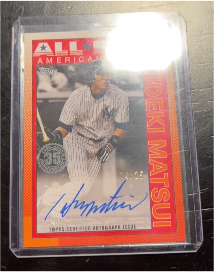 2025 Topps Update #90BS-HM Hideki Matsui — front